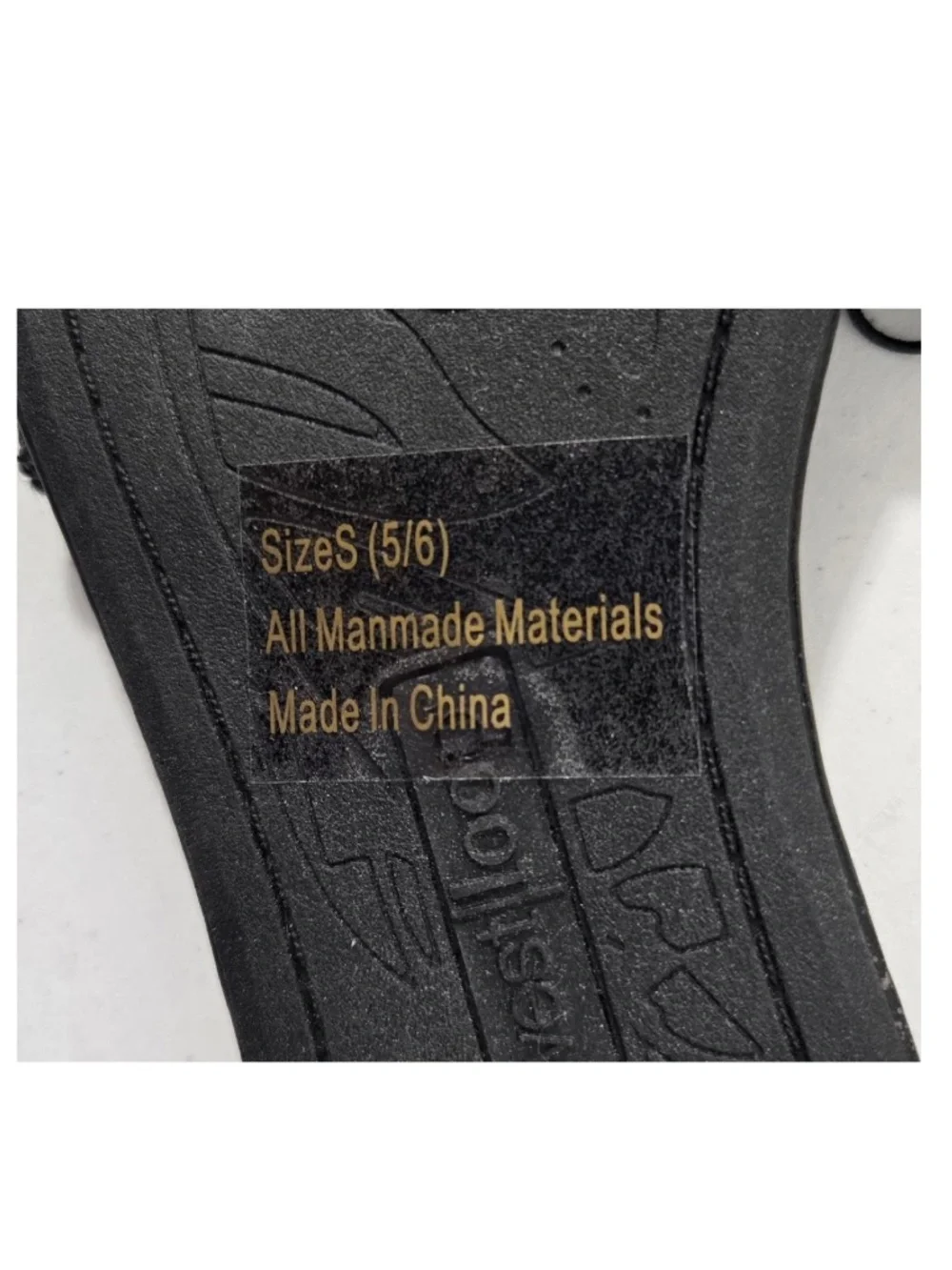 New West Loop Sandals Womens Small 5 6 Slides Black Open Toe Shoes NWT